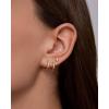 image:imagePAVOI Waterproof Huggie Hoop Earrings Set for Women  Stainless Steel Pack of 3 with Cubic Zirconia  Huggie Hoops Stud amp Luxe Styles  Trendy Fashion Piercing JewelryWhite Gold