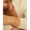 image:imagePAVOI 14K Gold Plated Matching Heart Charms Solitaire Bracelet Set for Women  Adjustable Valentines Day Love Friendship Two Bracelet PackHearts