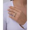 image:imagePAVOI 14K Gold Plated Eternity Ring for Women  Statement Eternity Band Rings with Oval Cubic Zirconia  Stackable Wedding Band  Love Engagement Trendy Bridal JewelryYellow Gold
