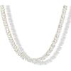 image:imagePAVOI 14K Gold Plated Pear Cubic Zirconia Tennis Necklace for Women  Tennis Chain NecklaceYellow Gold