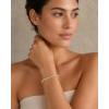 image:imagePAVOI 14K Gold Plated Tennis Bracelets for Women  Bridal Gold Tennis Bracelet with Pear Cubic Zirconia  Hypoallergenic Trendy CZ Jewelry  Elegant Bridal Wedding GiftWhite Gold