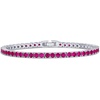 image:imagePAVOI 14K Gold Plated Colorful Tennis Bracelets for Women  Gold Tennis Bracelet with Colored Cubic Zirconia  Hypoallergenic Summer Color CZ Jewelry GiftWhite Gold