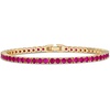 image:imagePAVOI 14K Gold Plated Colorful Tennis Bracelets for Women  Gold Tennis Bracelet with Colored Cubic Zirconia  Hypoallergenic Summer Color CZ Jewelry GiftYellow Gold