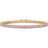 image:imagePAVOI 14K Gold Plated Colorful Tennis Bracelets for Women  Gold Tennis Bracelet with Colored Cubic Zirconia  Hypoallergenic Summer Color CZ Jewelry GiftYellow Gold