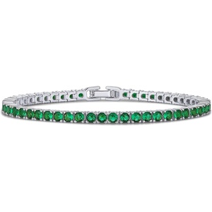 image:imagePAVOI 14K Gold Plated Colorful Tennis Bracelets for Women  Gold Tennis Bracelet with Colored Cubic Zirconia  Hypoallergenic Summer Color CZ Jewelry GiftWhite Gold