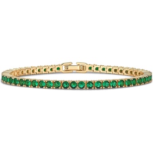 image:imagePAVOI 14K Gold Plated Colorful Tennis Bracelets for Women  Gold Tennis Bracelet with Colored Cubic Zirconia  Hypoallergenic Summer Color CZ Jewelry GiftYellow Gold