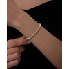 image:imagePAVOI 14K Yellow Gold Plated Tennis Bracelets  San Marco Statement Tennis Gold Bracelet for Women with Cubic Zirconia  Adjustable Box Clasp with Safety Latch  Trendy Bridal Jewelry  Yellow 7