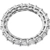 image:imagePAVOI 14K Gold Plated Eternity Ring for Women  SquareCut Cubic Zirconia Rings  Stackable Love Wedding BandWhite Gold