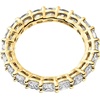image:imagePAVOI 14K Gold Plated Eternity Ring for Women  SquareCut Cubic Zirconia Rings  Stackable Love Wedding BandYellow Gold