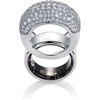 image:imagePAVOI 14K Gold Plated Pave Smart Ring Cover for Women  Statement BandWhite Gold