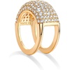 image:imagePAVOI 14K Gold Plated Pave Smart Ring Cover for Women  Statement BandYellow Gold