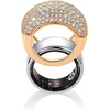 image:imagePAVOI 14K Gold Plated Pave Smart Ring Cover for Women  Statement BandYellow Gold