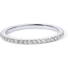 image:imagePAVOI Gold Plated Solid 925 Sterling Silver CZ Simulated Diamond Stackable Ring Eternity Bands for Women1Pack White Gold