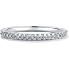image:imagePAVOI Waterproof Wedding Band for Women 14K Gold Plated Eternity RingWhite Gold