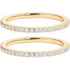 image:imagePAVOI Waterproof Wedding Band for Women 14K Gold Plated Eternity RingYellow Gold